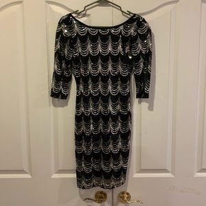 Sequenced Mini Dress